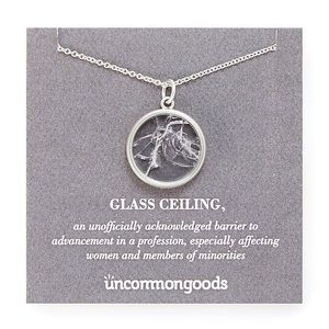 Uncommon Goods Glass Ceiling Necklace